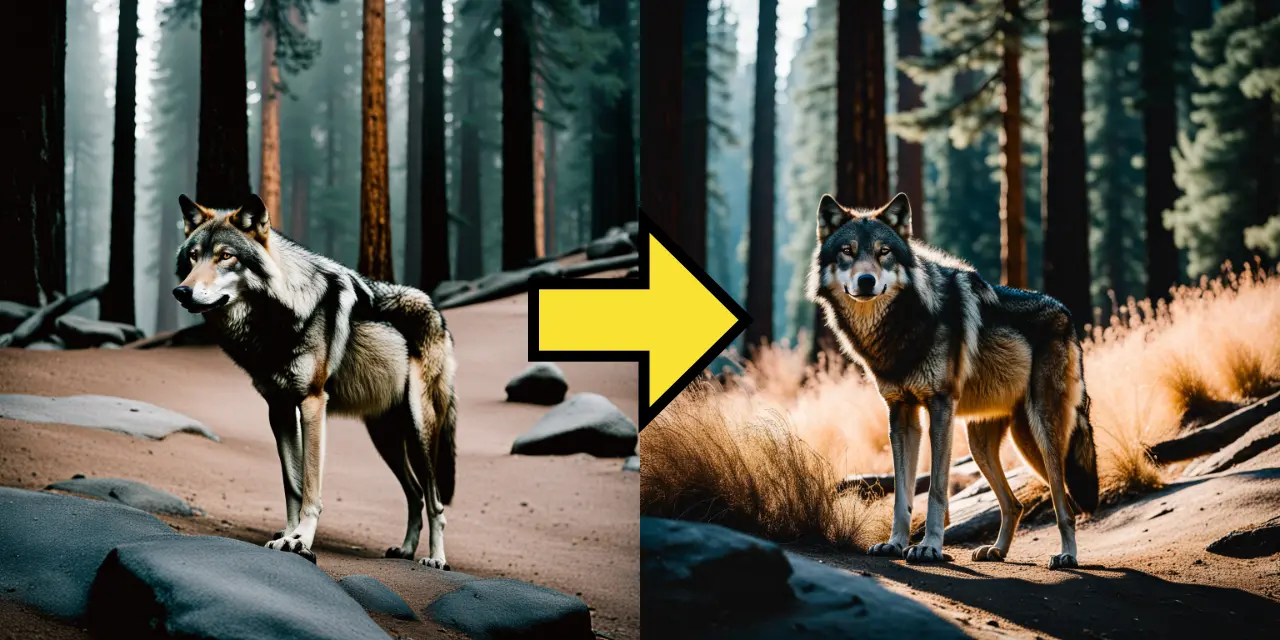 Inside you there are two AI-generated wolves.