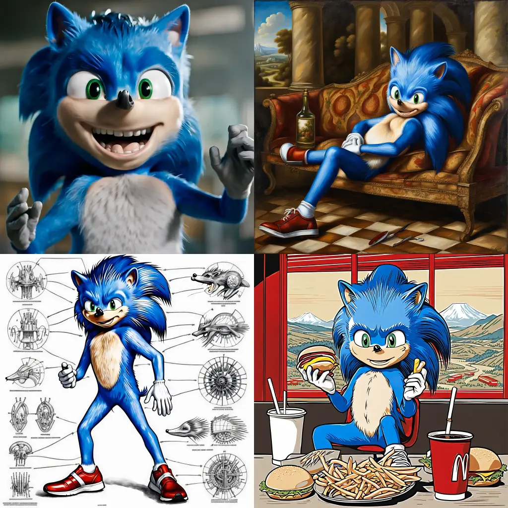 Ugly Sonic, but with teeth.