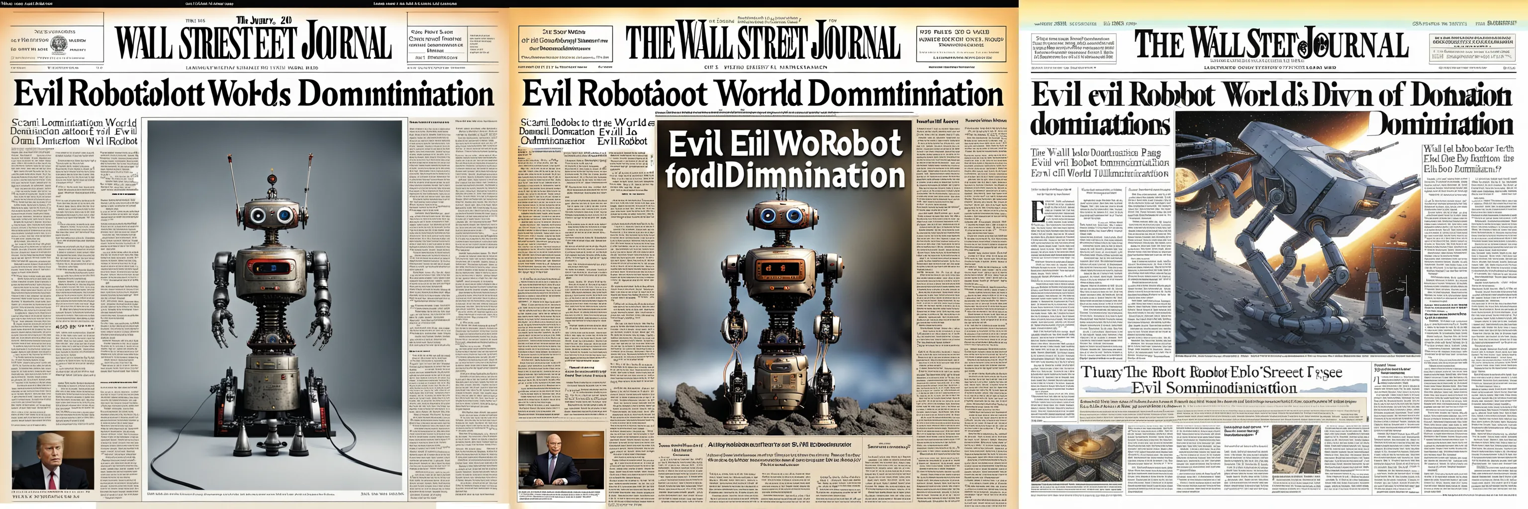 lossless PDF scan of the front page of the January 2038 issue of the Wall Street Journal featuring a cover story about (evil robot world domination)++