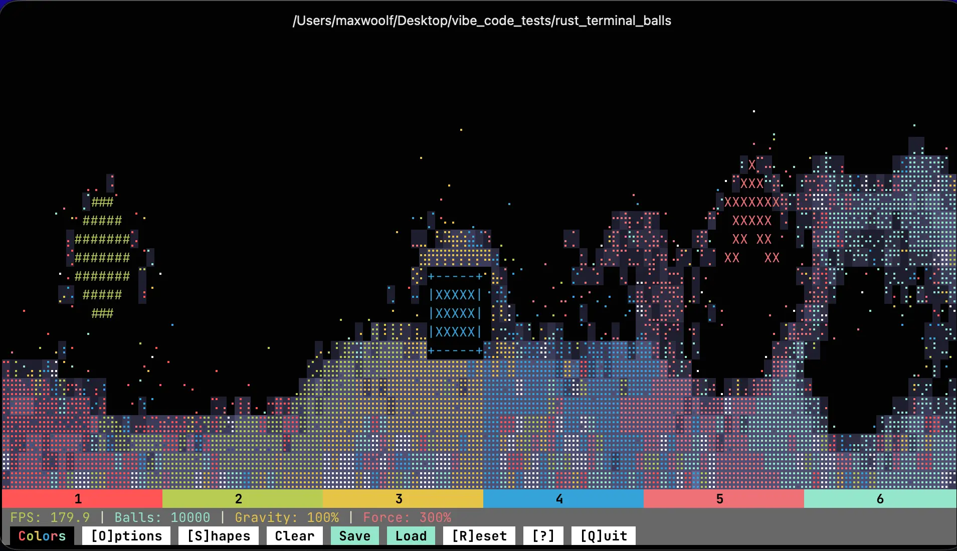 I explicitly prompted Opus to make the Colors button have a different color for each letter.