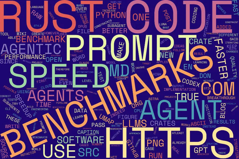 This very blog post as a word cloud.